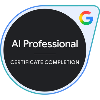 Google AI Essentials certification badge