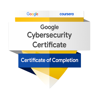 Google Cybersecurity Professional certification badge